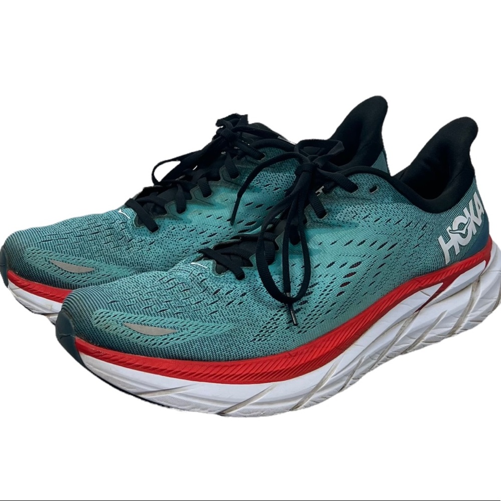 Hoka One One Clifton 8 Men's Sz 10 Lightweight Cushioned Running Shoes $140